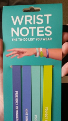 lizardywizard:lizardtitties:ive-lost-my-spoons:katrinarosa:MY FELLOW FIBRO WARRIORS (and others who experience cognitive fog)  This product is so freaking cool. I got my pack at Papersource, I bet you can find them online. I know we all make lists, but