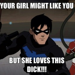 daisukeuchiha:  I couldn’t stop laughing at this!!!! X3 #youngjustice #nightwing #dickgrayson #dccomics