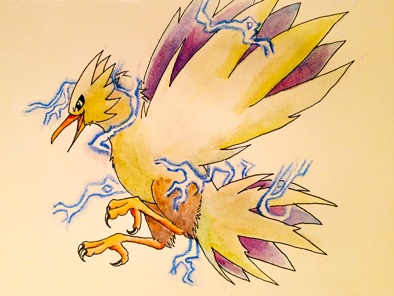 corvidkatana:zapdos from my latest speedpaint