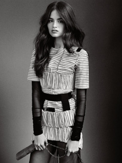 ibbyfashion:  Stephanie Cam by Bjarne Jonasson, Elle UK