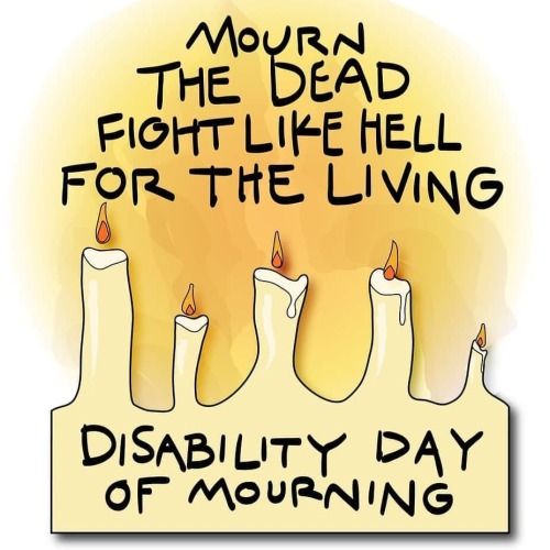 Posted @withregram • @path_of_the_autistic_warrior Today it’s Disability Day of Mourning. It&r