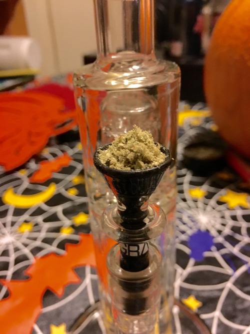 myfireisyourdesire:Who needs a social life when you have big ass kief bowls and spooky decorations?