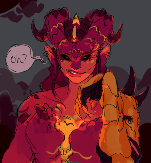 peachdeluxe:symm’s new skin made me want dragon/knight symmpharah au..?tfw no one told you the drago