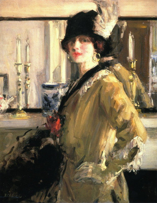 fleurdulys: The Black Hat - Francis Cadell 1914