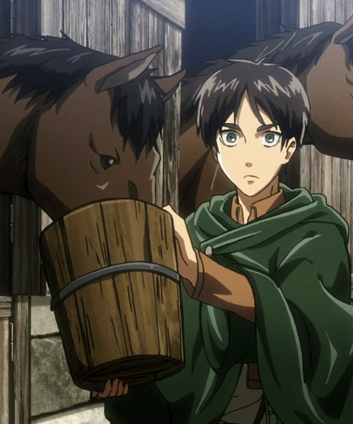 kuueater:  princetamaki-suoh:  how nice. eren’s feeding jean  His name is Clyde. 