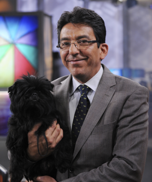 PUT YOUR FUR IN PLACE
The 6-pound winner and his handler had to wake up bright and early to make sure they looked suave and sophisticated for the talk show circuit. After two days of primping and grooming, Banana Joe had his beauty regime down pat.