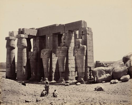 totenbuch:   Ramesseum, West Bank, Luxor, Egypt, circa 1914.