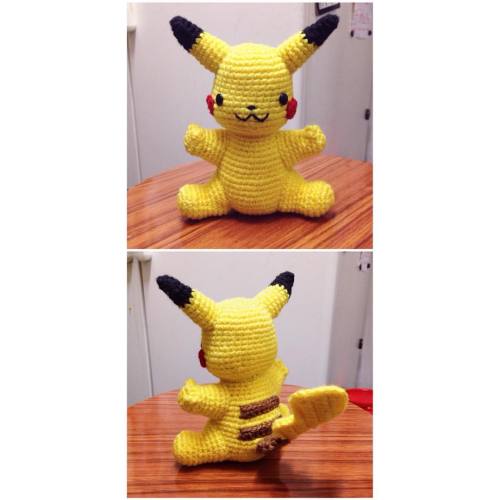 pikachu is done :3 pattern credits to #Aphid777 (Evelyn Pham) on deviant art. however, I modified it