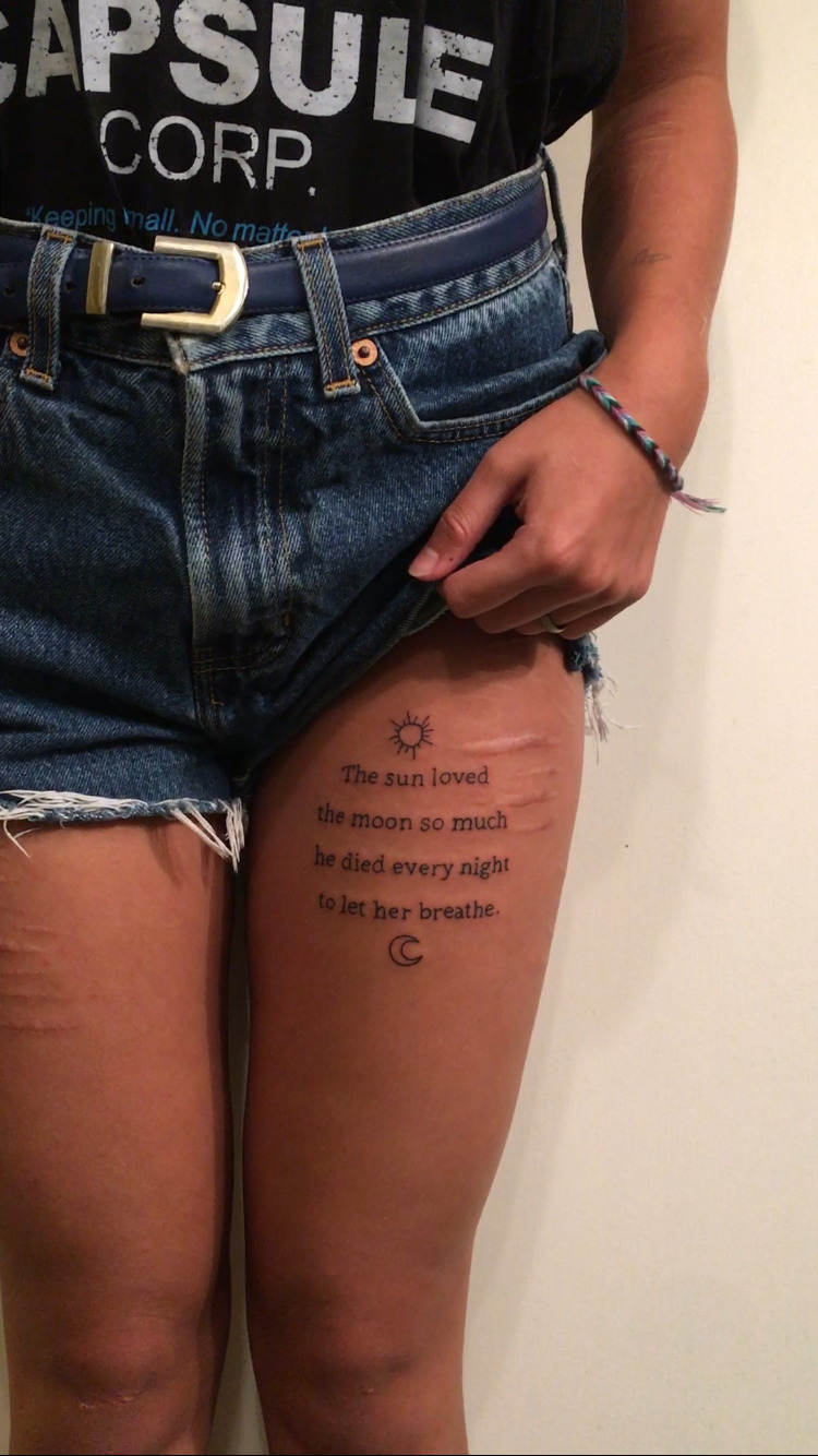 Tattoo uploaded by sabrinamaansson  Aim for the moon if you miss you may  hit a star this was my first tattoo tattoo drE script quote art   Tattoodo