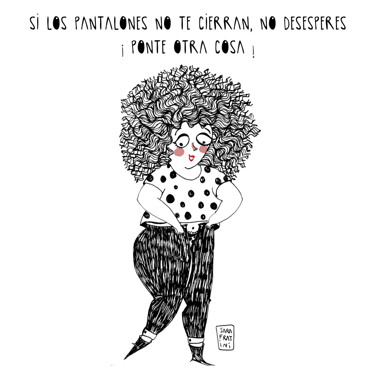 sarafratini:  Un consejo de ‪#‎MartinaRossetto‬ Si los pantalones no te cierran