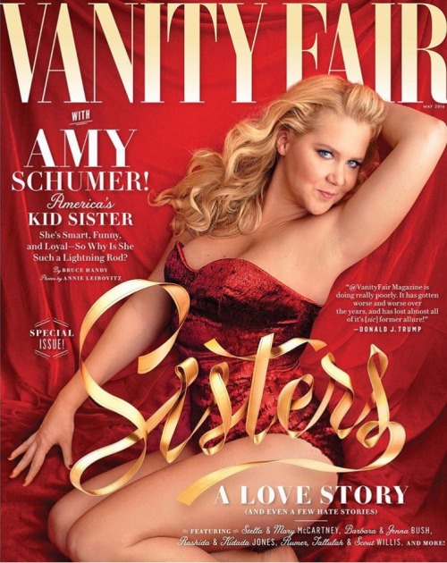 Amy Schumer for Vanity Fair May 2016