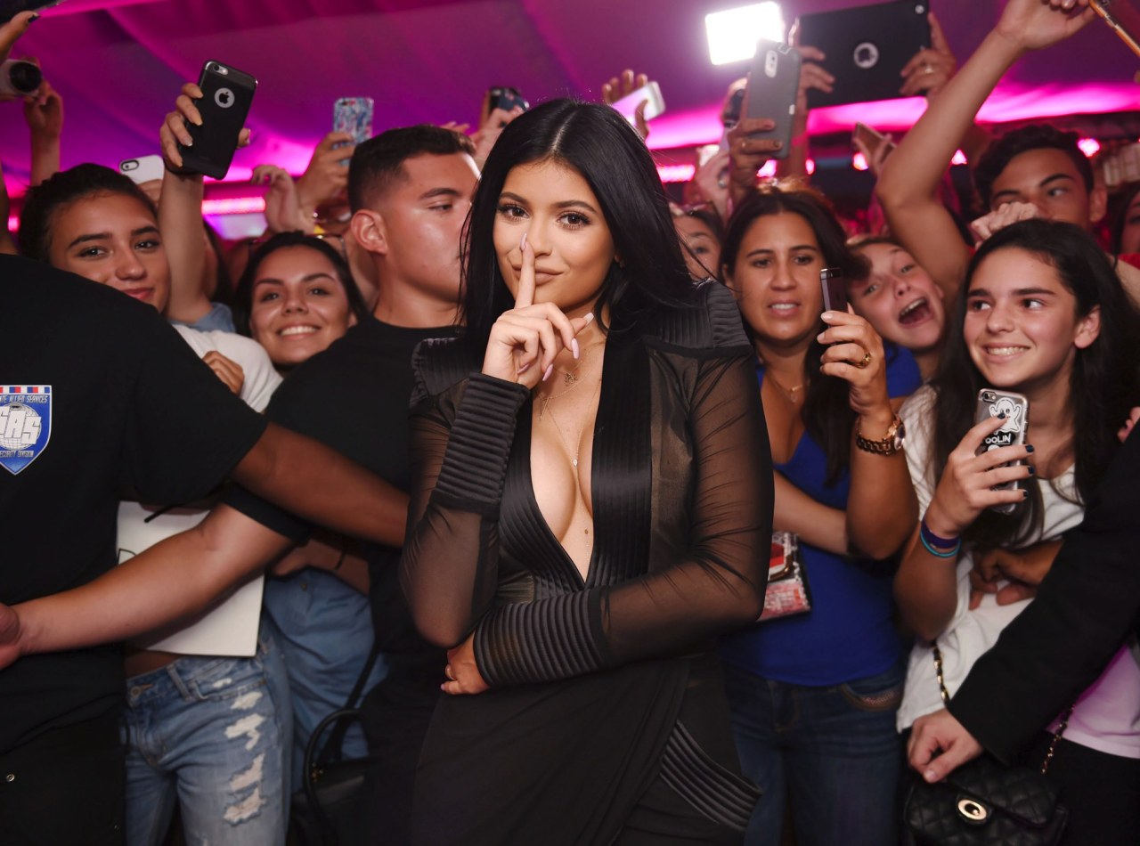 celebs-dailyus:   06/19/15 - Kylie Jenner Celebrates Sugar Factory Miami Grand Opening