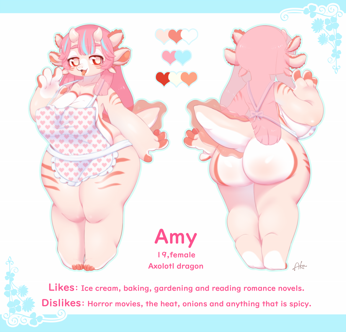 missaka:Amy Reference Sheet &amp; IconArt &amp; Design  missakaCharacter
