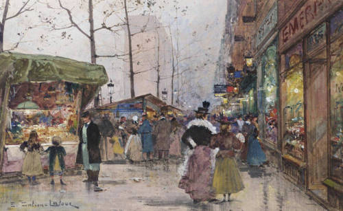  Eugène Galien-Laloue (1854–1941) was a French artist of French-Italian parents and was born in Pari