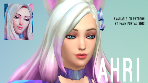 Sims 4 CAS: Ahri