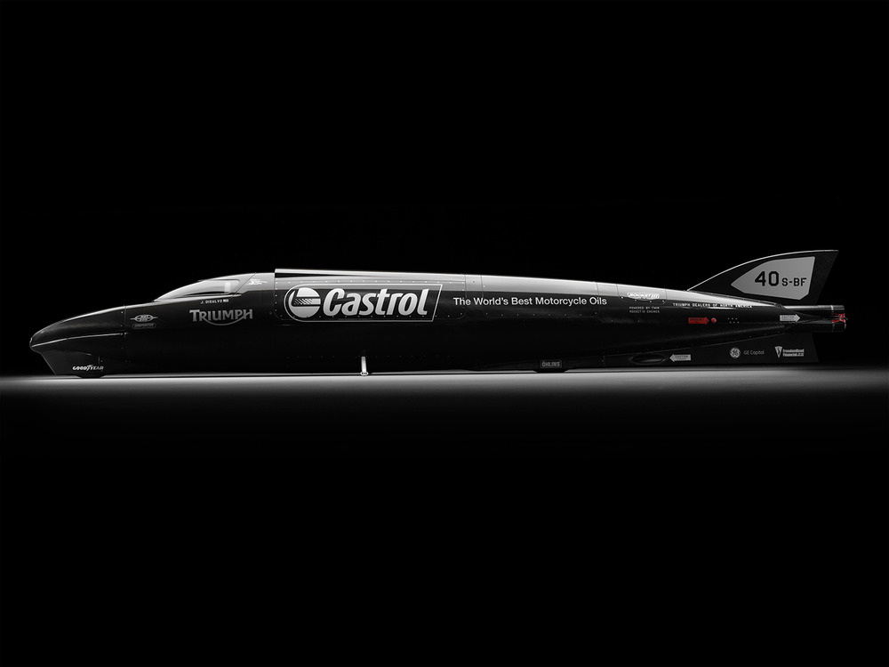 bobberinspiration:  &ldquo;The Castrol Rocket&rdquo;, Triumph Streamliner