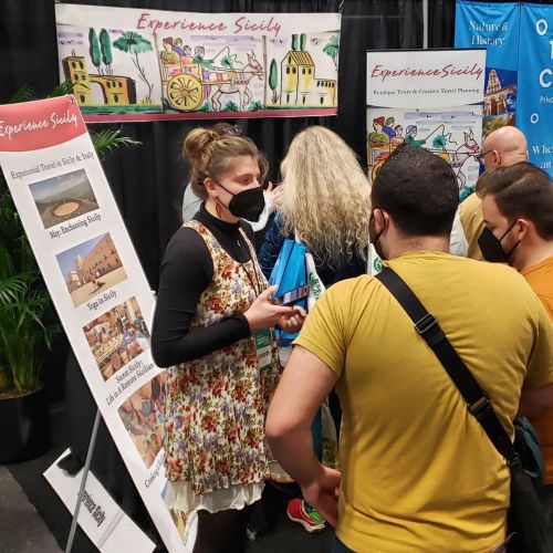 @experiencesicily will be back at the @travadventure Show at the Javits Center in NYC on Sunday from