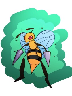 lord-squiggly:  Some pokemon doodles A beedrill