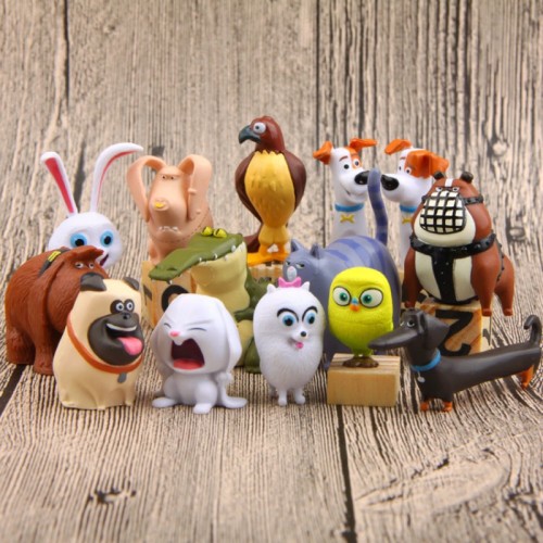 14pcs/lot The Secret Life of Pets Snowball Gidget Mel Max Duke...