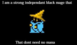 gamers-gaming:  Strong Black Mage Follow