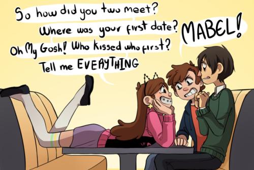 Mabel 100000% Approves Of Dipper’s Boyfriend And She Is Like “Bro Bro, Never Let Him Go”