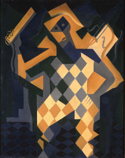 retroavangarda:  Juan Gris – Harlequin with Violin, 1919  