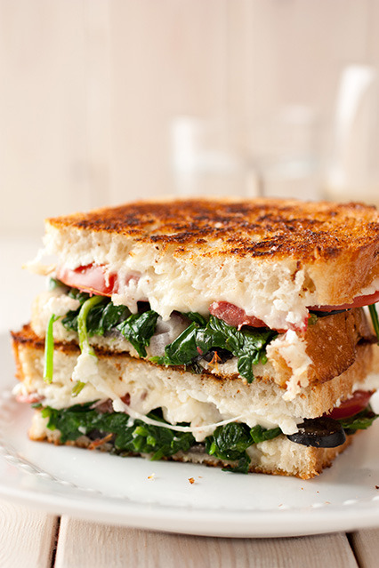 foodopia:  mediterranean grilled cheese: recipe here 