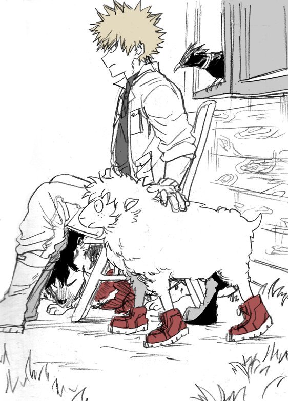 miss-cigarettes:  僕のどうぶつアカデミア🐏 || 히로아케 [@hiroaca_ake]※Permission