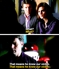 adeles:Lanie: So cute the way you two do that.Castle: It’s like we could be twins.Ryan: Do you two p