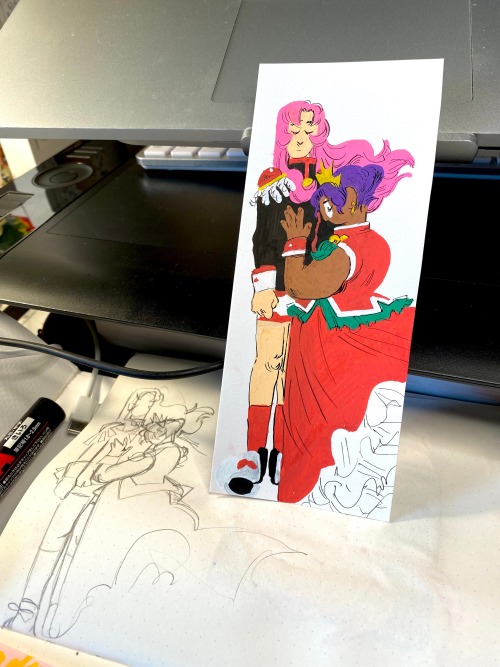 prismably:made myself a little posca utena book mark :)