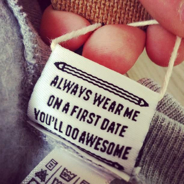 pr1nceshawn: Always read your clothing labels. You never know what you might find…