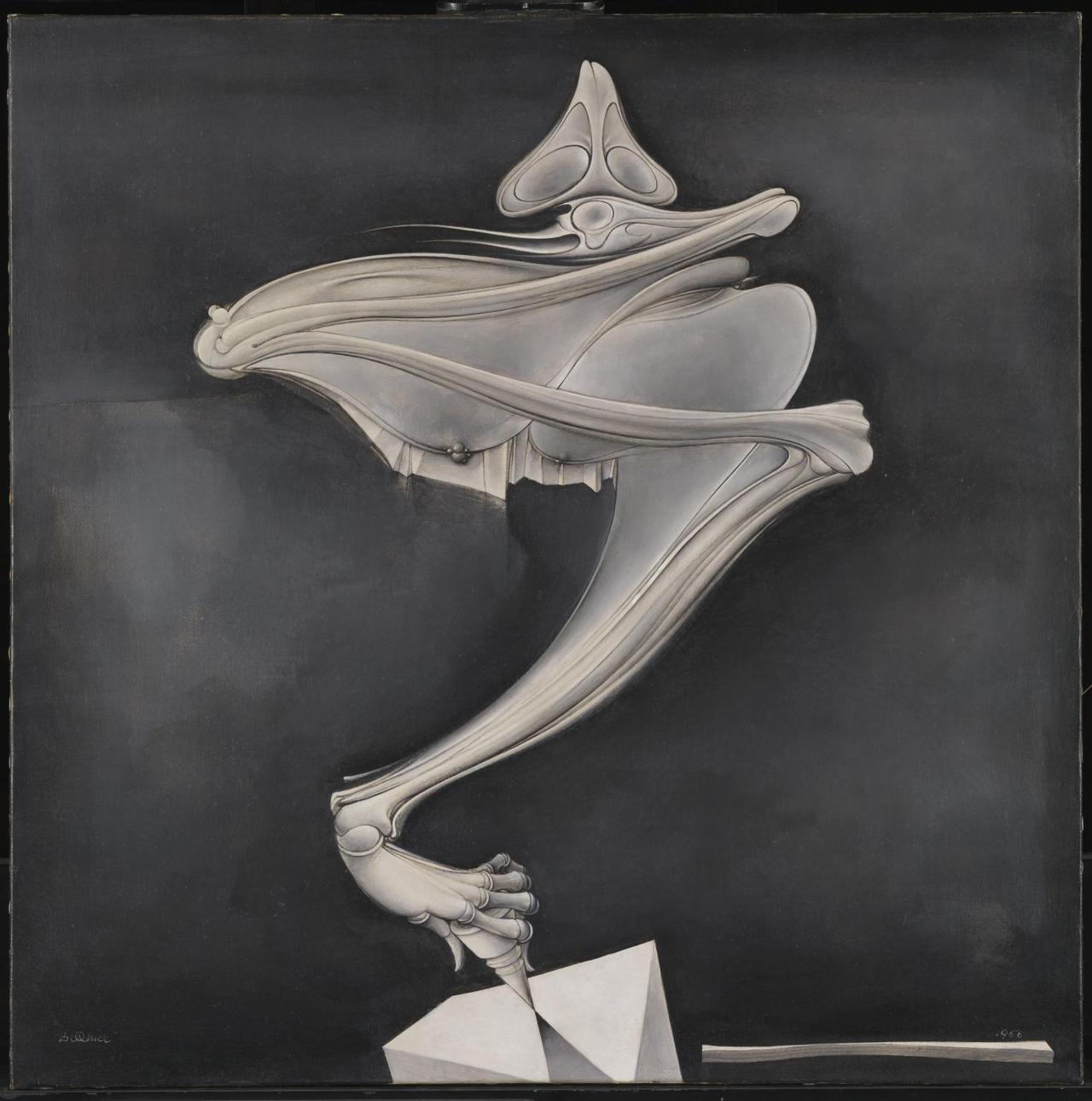amare-habeo:  Hans Bellmer (German, 1902-1975)The Spinning Top, 1944 - 1949Oil on
