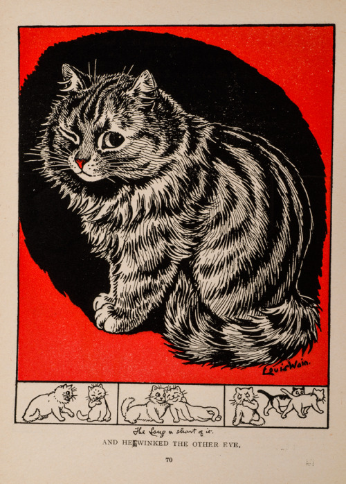 bunny-realness: the long and short of it. and he winked the other eye. louis wain