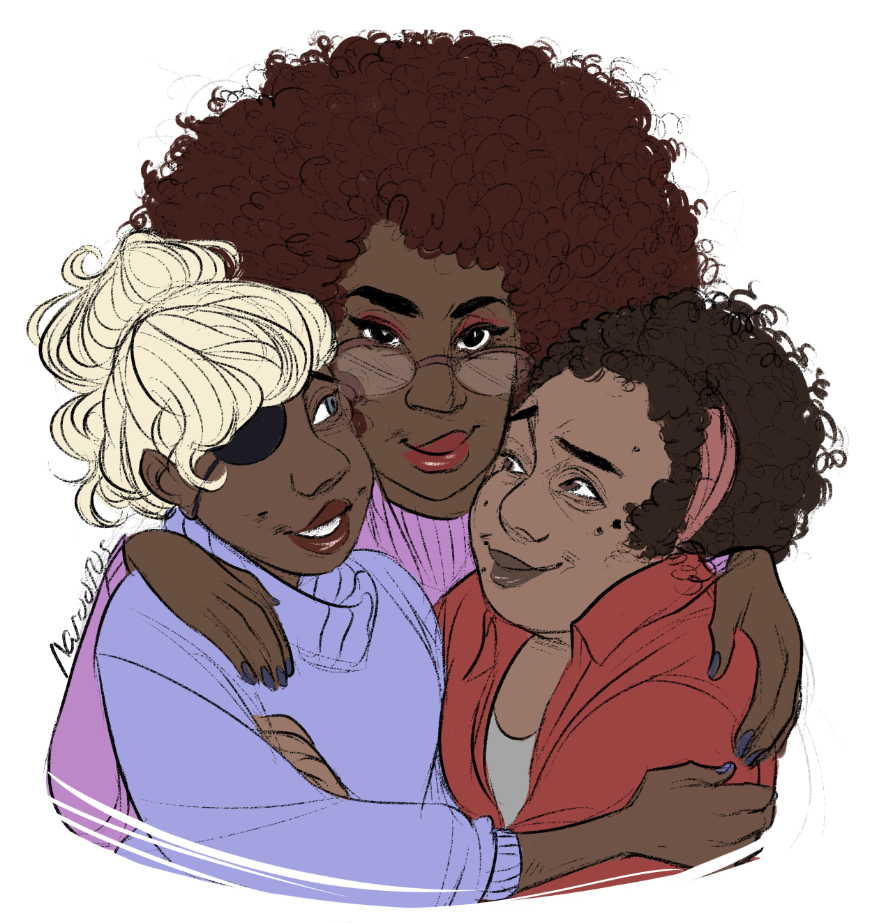 narootos:  things i care about: human au middle-aged moms ruby and sapphire 