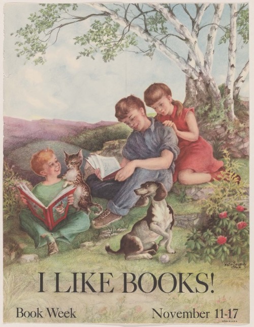 Seredy, Kate. I like books! Book Week, November 11-17. United States : publisher not identified, 196