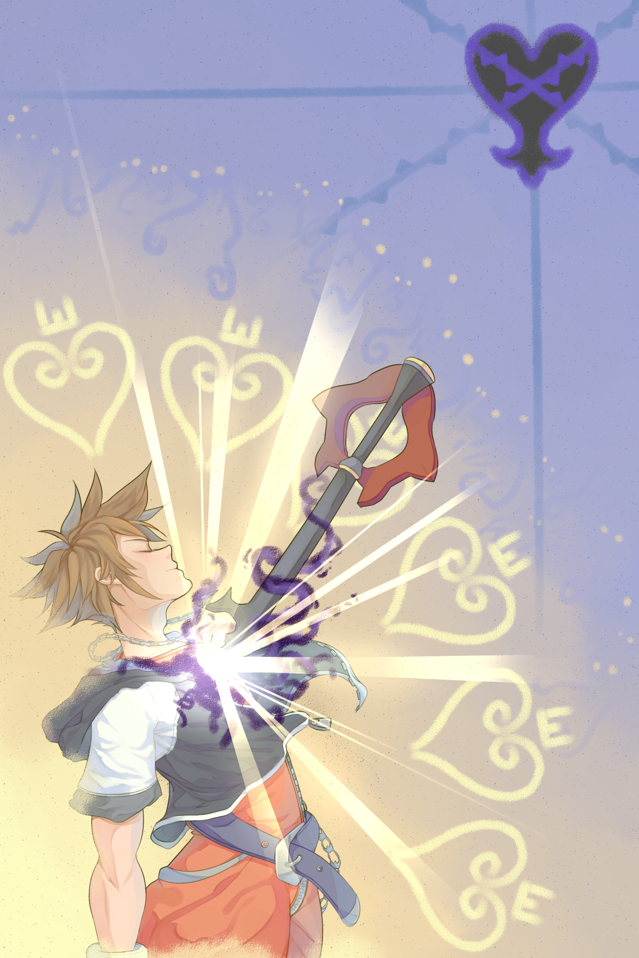 okamen-art:  “You’re wrong. I know now, without a doubt, Kingdom Hearts… is