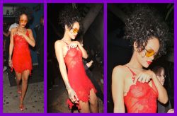 nude-celebz:  Rihanna see through
