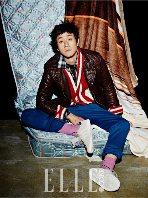 Jung Woo Для Elle Korea 01/2014