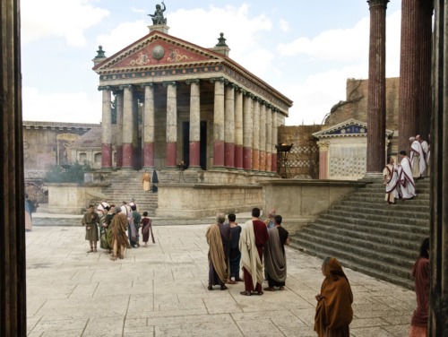 Jupiter temple  from HBO Rome set