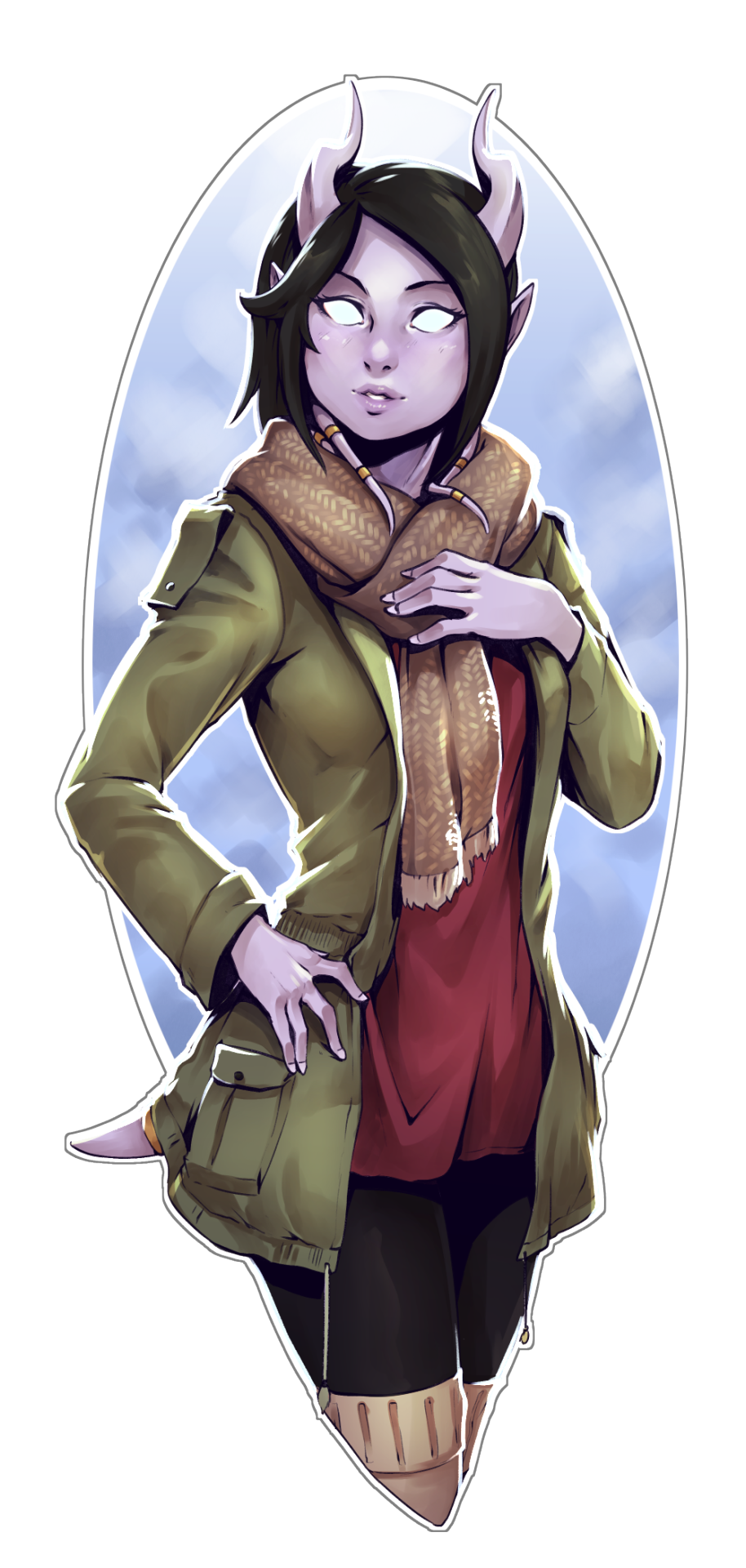 d-rex-art:Last month I did some art for a couple of my best friends, @cathare-saurus