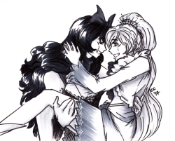 sprinkledarts:  Inktober piece 11! I haven’t watched RWBY in awhile, but I’ll always love Monochrome! 
