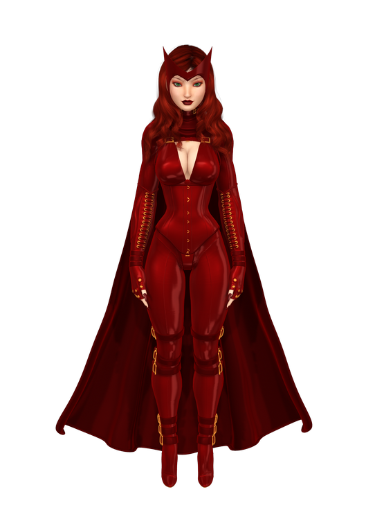 jbtrimar:  petercottonster:  While I’ve already done a version of the Scarlet Witch