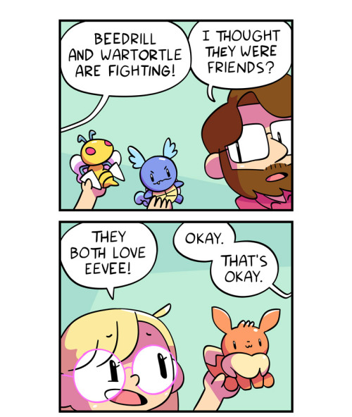 carsdonttalk: pokemon can have love triangles too