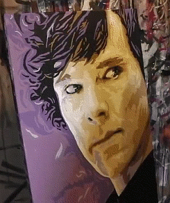 personalpenguin:  mommy-holmes:  Speed painting Sherlock Holmes by Stephen Quick