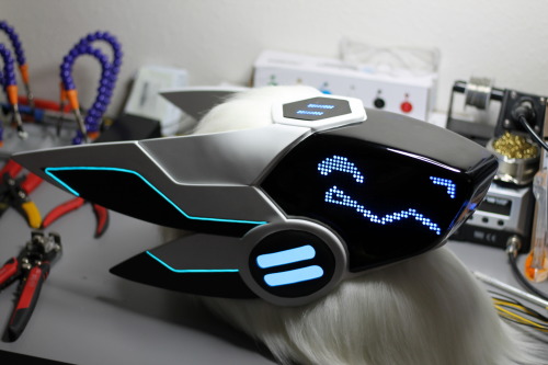 kaiborgstudios:  Say hello to Ascii! Full photoshoot coming soon after the completion of Abraxas. These two belong to our lovely commissioners prismaticsky and prismaticsnow!   Ahhhhthisissofantastic <3