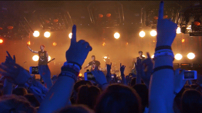5sos-memories:  @Ashton5SOS When the crowd sang back Long Way Home the other night, I died, it was f