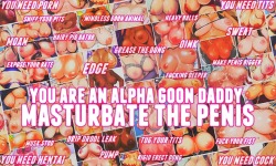 onamommy-goons:  a bate wallpaper for you~ hentai tits and some helpful encouragements for all you goon daddies out there. originally made for a private admirer but i thought i’d share with you all &lt;3 (bigger version)apologies for the lack of posts