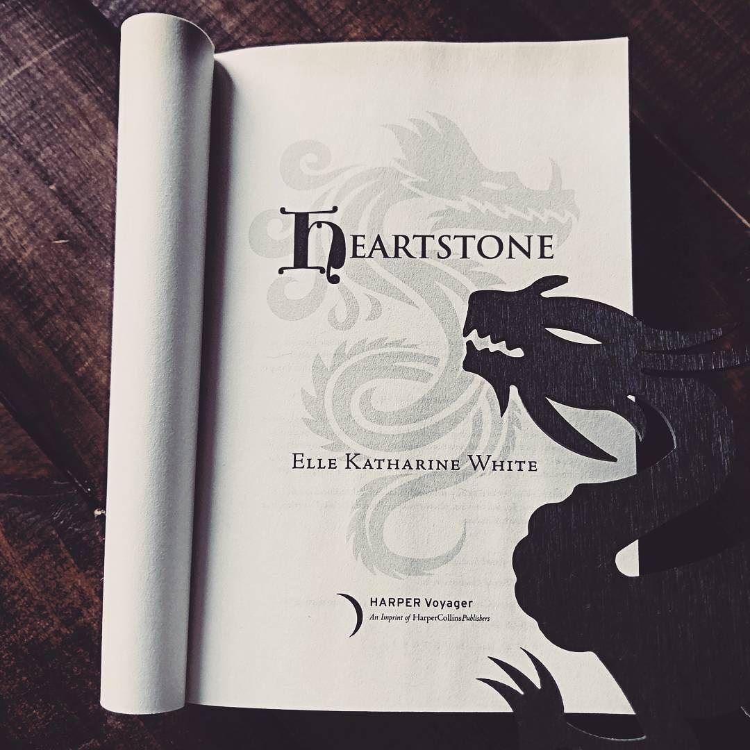 dragonshadow a heartstone novel elle k white