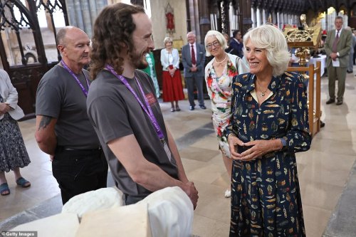 The Prince of Wales, Patron, Exeter Cathedral Development Appeal, and The Duchess of Cornwall visit 