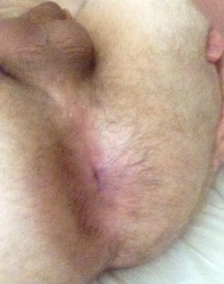 collegealpha:  This should’ve been your cum on my ass. Look at this faggot pussy begging for my cock